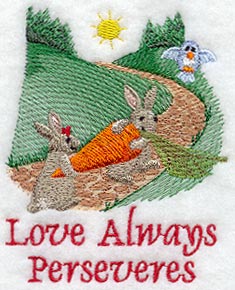 Love Always Perseveres - Bunnies