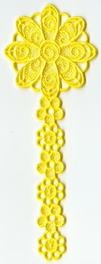 Flower Bookmark (Lace)