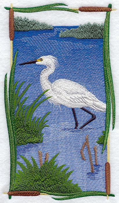 Snowy Egret Panel