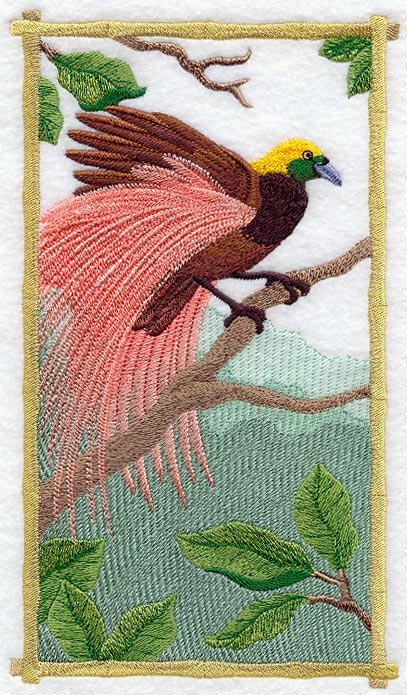 Raggiana Bird of Paradise Panel