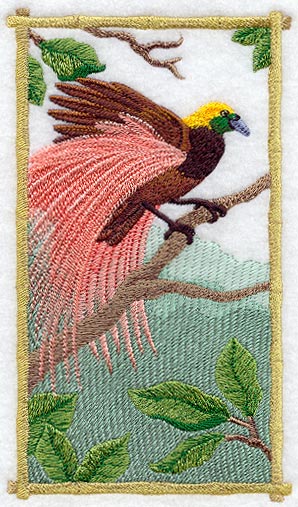 Raggiana Bird of Paradise Panel