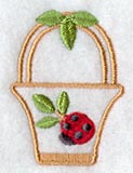 Heirloom Ladybug Basket