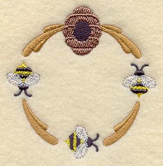 Heirloom Honeybee Circle