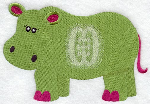 Hippopotamus with Adinkra