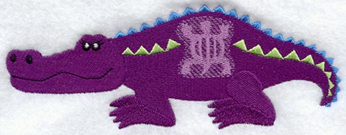 Crocodile with Adinkra