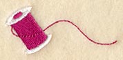 Wishin' I Was Stitchin' Border