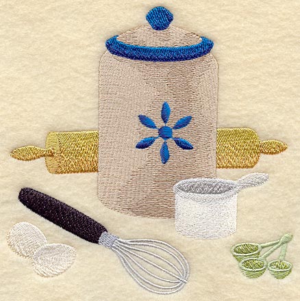 Kitchen Canister and Tools