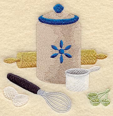 Kitchen Canister and Tools