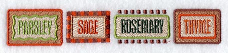 Herb and Spice Border