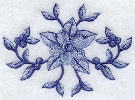 Delft Blue Flower II