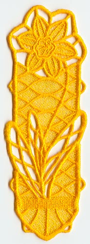 Daffodil Bookmark (Lace)
