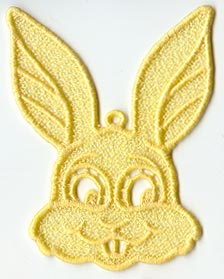 Easter Bunny Face (Lace)