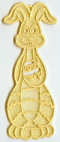 Easter Bunny Bookmark (Lace)