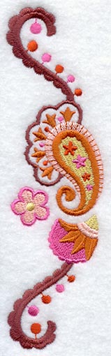 Paisley Floral Spray - Mirror