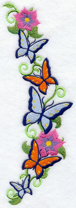 Jacobean Butterfly Spray