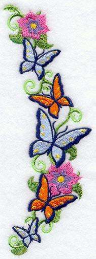 Jacobean Butterfly Spray