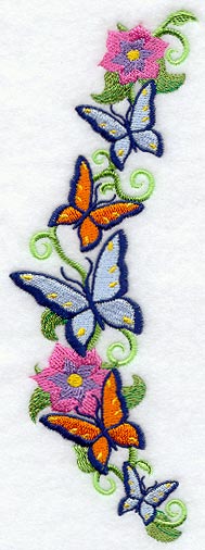 Jacobean Butterfly Spray - Mirror