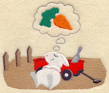 Gardening Bunny Dreams