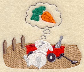 Gardening Bunny Dreams