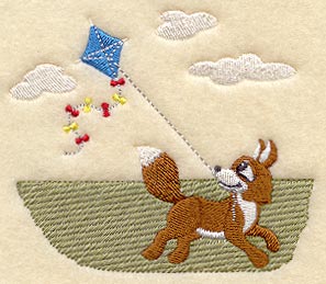 Fox Flying Kite