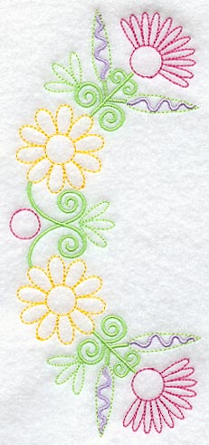 Kashmir Floral Spray (Crystals)