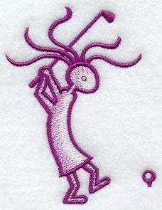 Kokopelli Plays Golf
