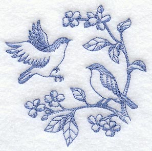 Bluebirds (Toile)