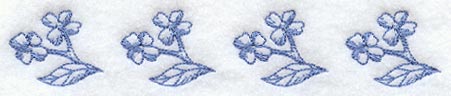 Floral Border (Toile)