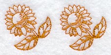 Sunflower Border (Toile)