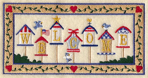 Star-Spangled Birdhouses and Welcome