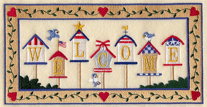Star-Spangled Birdhouses and Welcome