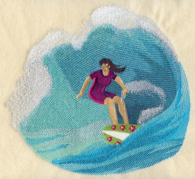 Surfer Scene (Female)