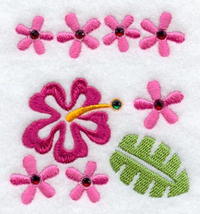 Hibiscus Square (Crystals)