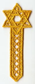 Star of David Bookmark (Lace)