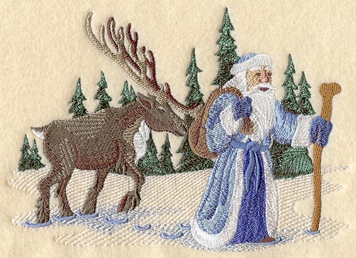 Santa and Reindeer
