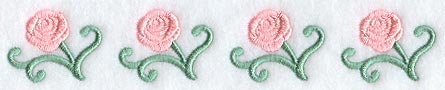 Rose Swirl Border