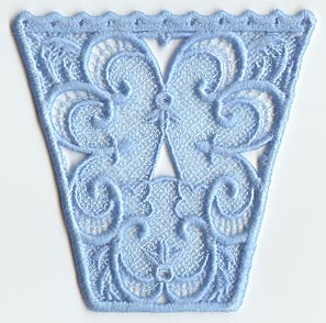 Leafy Vines Side - Lg (Lace)