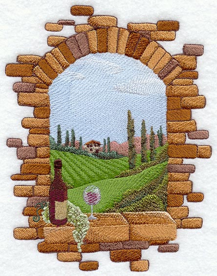 Tuscan Window Scene