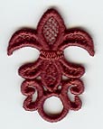 Fleur de Lis Charm (Lace)