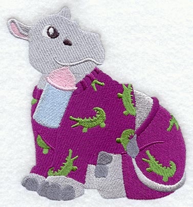 Hippo in Pajamas