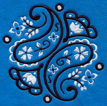 Bandana Paisley Circle