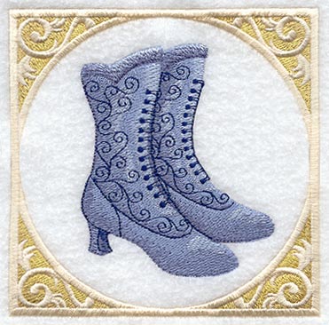 Victorian Boots and Frame