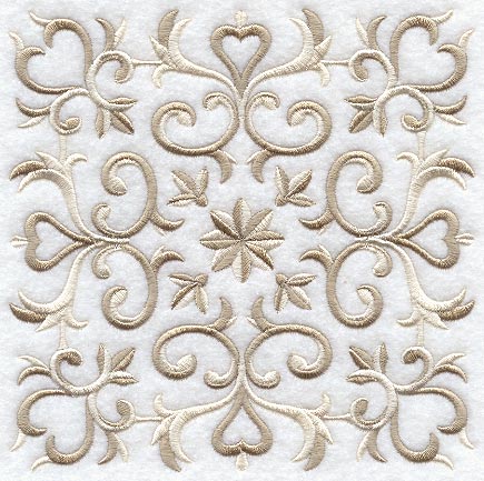 Victorian Scrollwork Square