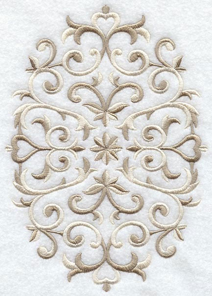 Victorian Scrollwork Oval
