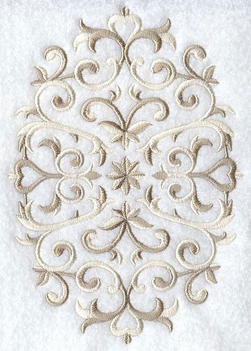Victorian Scrollwork Oval