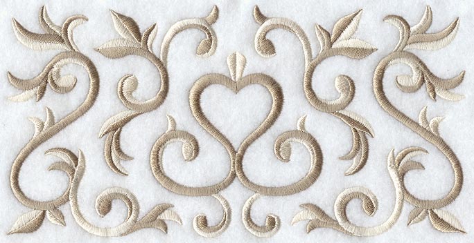 Victorian Scrollwork Rectangle