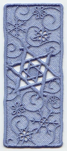 Star of David Snowflake Bookmark (Lace)