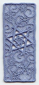 Star of David Snowflake Bookmark (Lace)