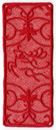 Ornate Reindeer Bookmark (Lace)