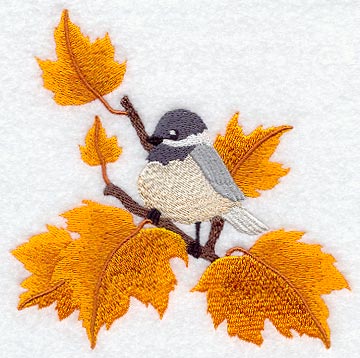Seasons Chickadee - Autumn